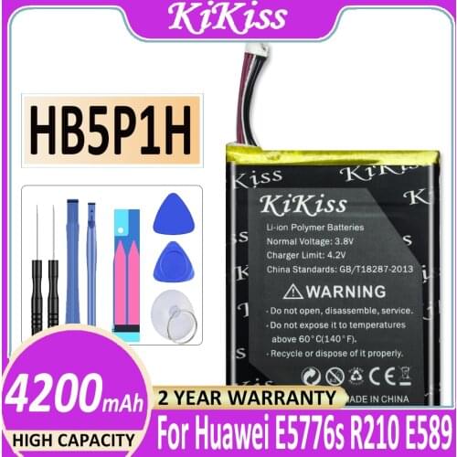Free Tool 4200mAh Battery For HuaWei E5776s R210 E589 HB5P1H Li-Polymer Battery HB5P1H +Tracking Number