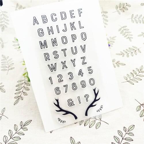 9*14CM Hot sale Deer head Transparent Clear Stamps / Silicone Seals Roller Stamp for DIY scrapbooking photo album/Card Making