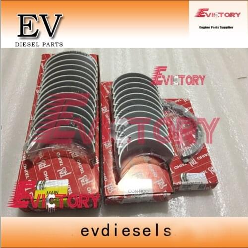 For Isuzu truck engine rebuild BEARING kit 6HE1-TC 6HE1 6HE1T main crankshaft bearing+con rod bearing trust bearing