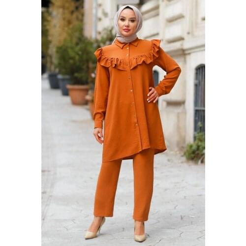 Richkeda Store New 2021 Hijab Double Muslim Set Muslim Fashion Double Hijab Suit Young Muslim Fashion Muslim Women