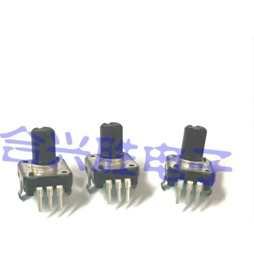EC12 rotary encoder 24 positioning pulse digital potentiometer sound volume coding switch shaft length 10mm