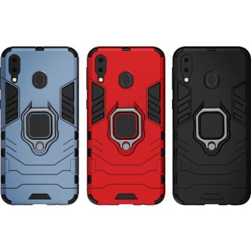Shockproof Armor Case For Samsung Galaxy M20 Cases Galaxy M20 M30 Ring Stand Cover For Samsung Galaxy M10 M20 Case Bumper Coque