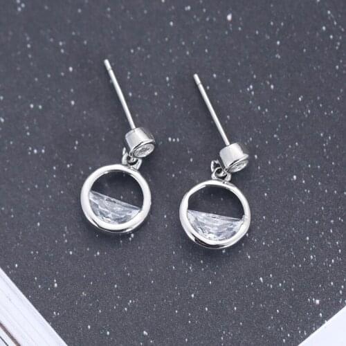 REETI 925 Sterling Silver Springs Stud Earrings For Women 2018 New Trend Personality Lady Fashion Jewelry