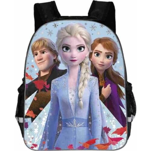 Disney Princess Elsa Anna Printing Backpack Children Frozen School Bags Backpack Girls Kindergarten Bag Elsa Backpacks