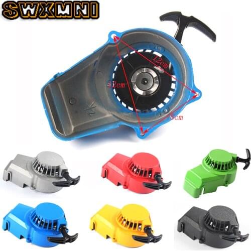 Aluminum Pull Starter Start Part Standard For 47cc 49cc 2 Stroke Engine Kart Dirt Pocket MiniMoto Bike ATV Quad Motorcycl