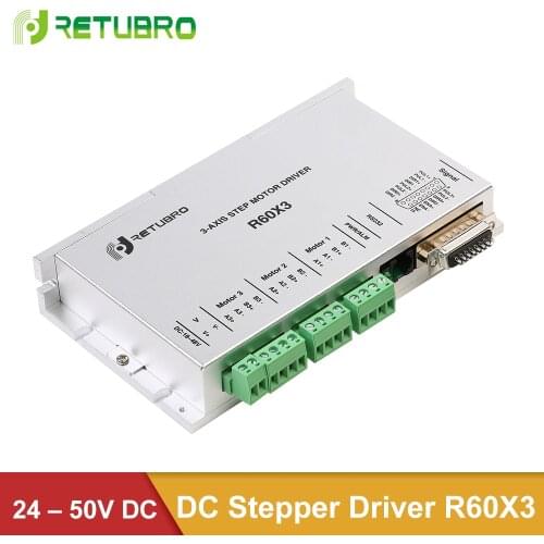 Three-axis Stepper Driver R60X3 Reduce Space and Save Cost control 3 stepper motors and current Nema 23 Stepper Driver