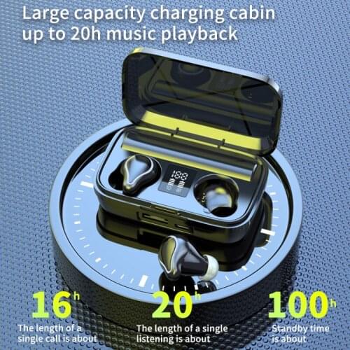 TWS Wireless Headphones fone Wireless V5.1 With Mic Touch Control Sport Headset Stereo Sound Music Video Game In-ear Earphones