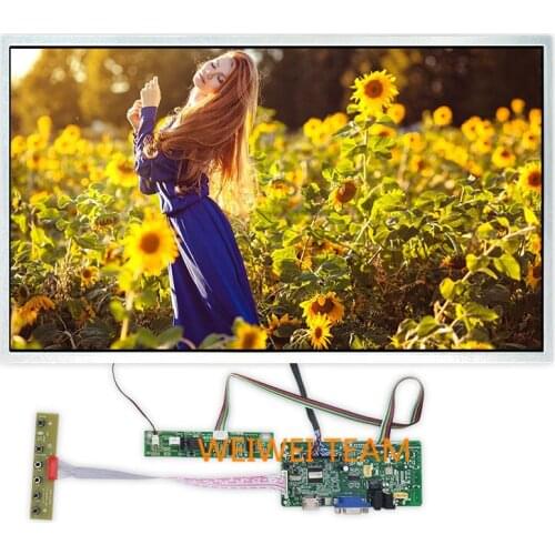 Wisecoco 21.5 inch 1920x1080 IPS Screen FHD LCD Monitor Computer Display Lvds Vga Controller Board Support Earphone