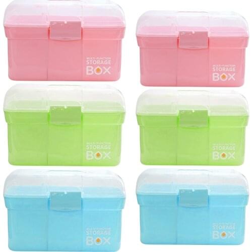Professional Portable Nail Toolbox For Manicurists Double-layer Storage Box Nail Art Tool Case