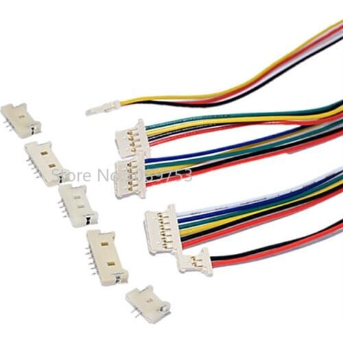 10PCS 51146 1.25mm Ultra-thin Terminal wire 15cm A1254 MOLEX SMD Horizontal housing Holder LCD connector 2p 3p 4p 5p 6p MX1.25