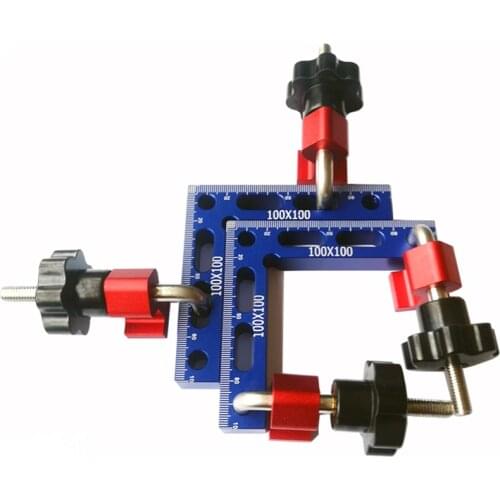 110x100mm 90 Degrees L-Shaped Auxiliary Fixture Splicing Board Positioning Panel Fixed Clip Square Ruler Woodworking tools