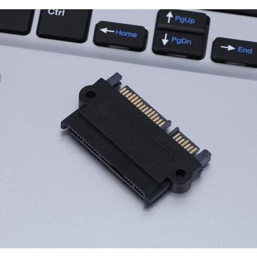5Gbps SFF 8482 SAS to SATA 180 Degree Angle Adapter Converter Straight Head for SAS hard drives