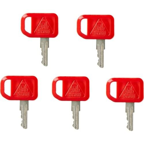 5 PCS JDR Excavator Key For John Deere AT195302 AR51481 Fit John Deere 600 Loaders LX100-2 Foresters ZAXIS240F-3 Free Shipping
