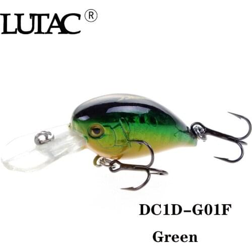 5pcs LUTAC crankbait fishing hard lure BKK hook one set wobbler bait hard lure 40mm/5g mini crank DC1D