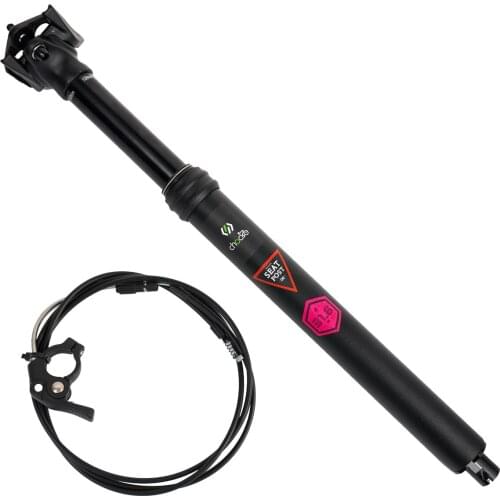 CHOOEE Shock Absorber Seat Post Mountain Bike Road Bike Wire Control Lift Seat Tube Internal Routing Seat Post Telescopic MTB