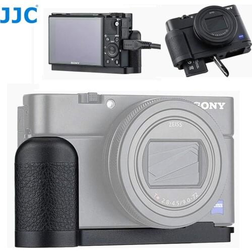 JJC Durable Quick Release Hand Grip Handle For Sony RX100VII RX100 VII RX100M7 Camera L Plate Bracket Holder Anti-Slip Pad