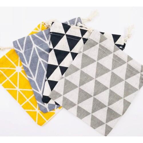 Cheap Cotton Bags Wholesale Chinese Handmade 19x24cm Drawable Jewelry Packaging Storage Bags Gift Bag For Wedding Christmas