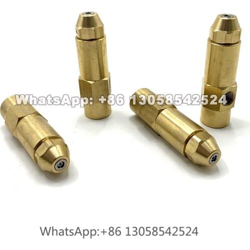 Fuel Oil Burner Misting Spray Nozzle, Brass Siphon Waste Oil Burner Nozzle, Industrial Oil Spray Nozzle for Waste Oil Burner