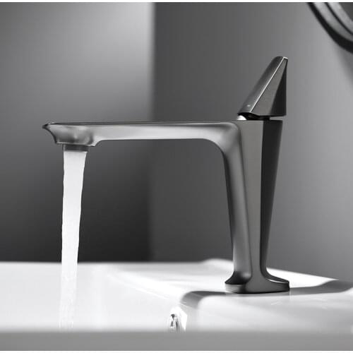 Chrome/Rose Gold/Brushed Gold/Black/Grey Brass Bathroom Basin Faucet Water Mixer Taps