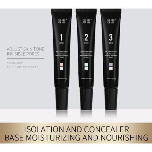 Isolation Cream Makeup Primer Lasting Pore Invisible Moisturizing Brightening Skin Concealer Base Primer Cream Cosmetics TSLM1