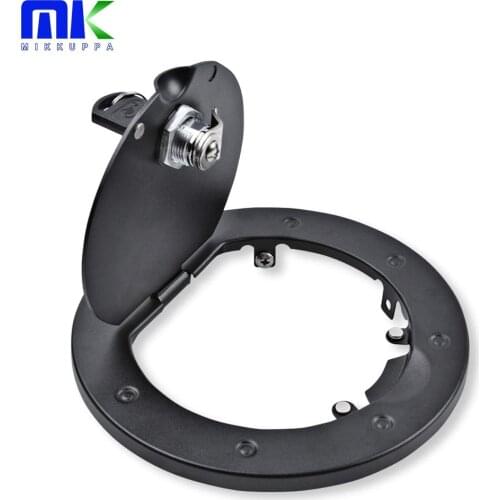 MIKKUPPA Locking Gas Tank Cap Fuel Filler Door Cover for 2007-2017 Jeep Wrangler JK and Unlimited