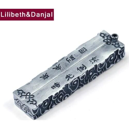 Moonlight Treasure Box Pure 925 Sterling Silver Letter Free Leather Chain Dainty Necklace Pendant Jewelry Women Men 2020 New P13