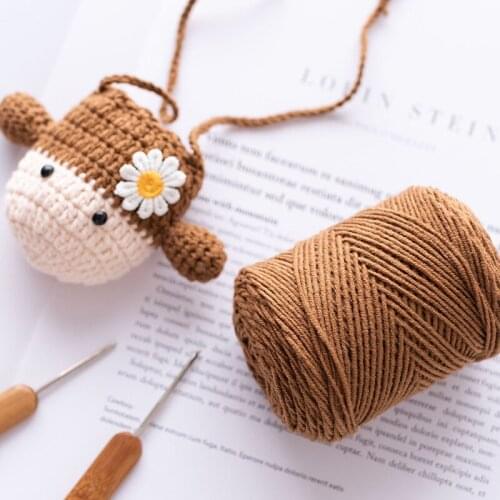 40g Soft Cotton Knitted Baby Sweater Scarf Cotton Wool Yarn Hand Knitting DIY Colorful Craft Yarn For Crochet Anti-pilling