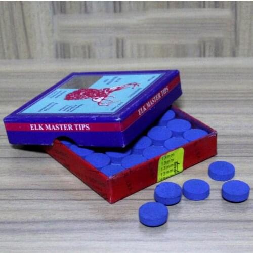 New 50 Pcs Snooker Cue Tip Billiard Tip Pool Cue Tip Billiard Accessories for Beginners Use Snooker Entry Level Made in China