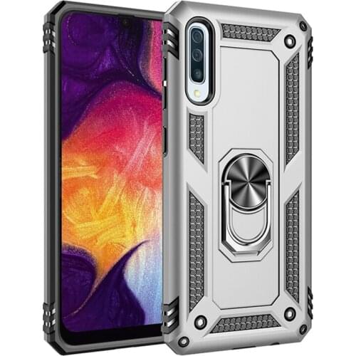 Luxury Hybrid Armor Case For Samsung Galaxy A50 A70 A31 A51 A71 A40 A30 A20 A10 S10 S20 Plus S21 Note 20 Ultra Ring Stand Cover