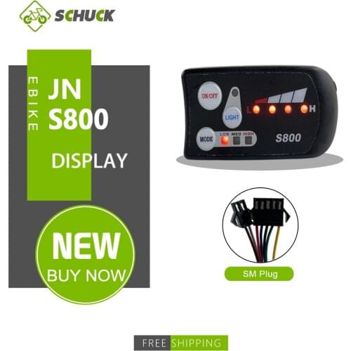 Schuck LED S800 JN Display 36V 48V Electric Bike Intelligent Control Panel Display Electric Bicycle