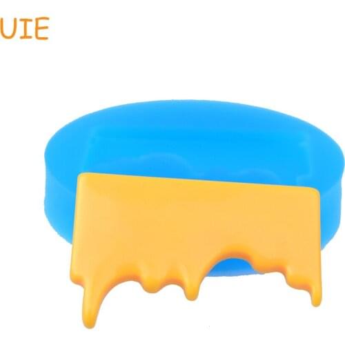 XYL193U 38mm Dripping Chocolate Melted Silicone Mold - for Fondant Cake Decorating Decoden Kawaii Sweets Resin Polymer Clay