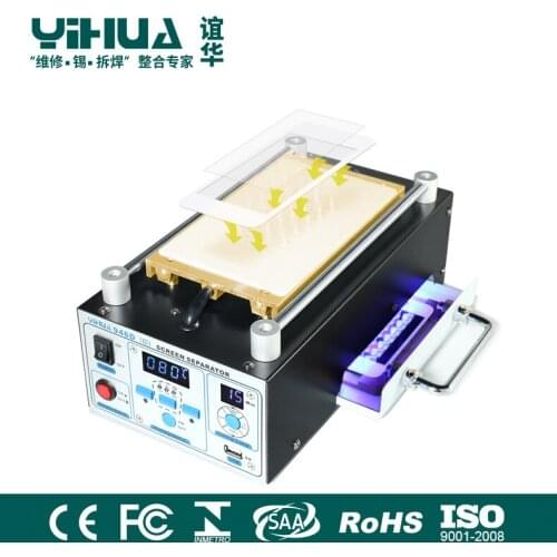 LCD screen splitter, vacuum pump smart screen splitter, four in one with curing lamp