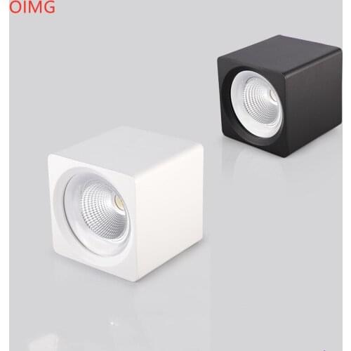 Super Bright Surface Mounted Dimmable COB LED Downlight 9W 12W 15W 20W AC85~265V LED Ceiling Lamp Spot Light Indoor lighting