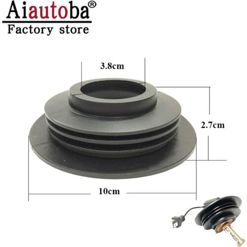 Aiautoba 2 Pcs H4 H7 HID LED Headlight Cover Sealing Dust Cap Rubber Waterproof Dustproof Car Headlamp Caps 38mm
