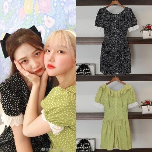 Summer Chiffon Dress 2020 Ruffles Collar Beach Dress Fashion Short Sleeve Dresses For Women A-line Party Dress Sundress Vestidos