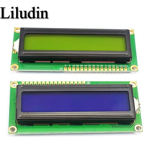 LCD1602 1602 LCD Module Blue / Yellow Green Screen 16x2 Character LCD Display PCF8574T PCF8574 IIC I2C Interface 5V for Arduino