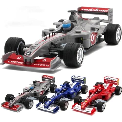 1:24 F1 Racing Formula Car Static Simulation Diecast Alloy Model Car Toys For Children Sound and light birthday gifts