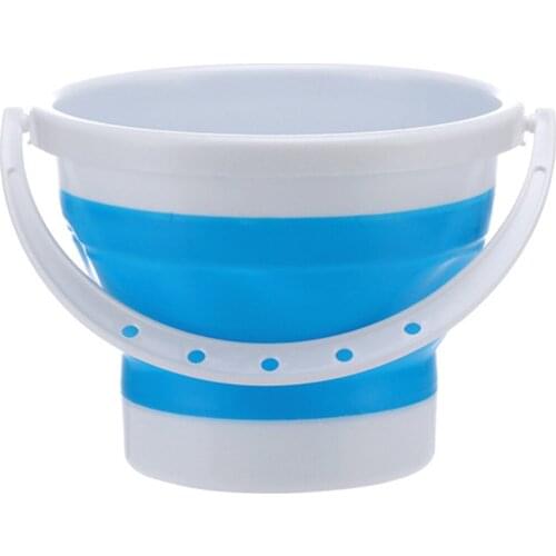 1.5L - 10L Plastic Folding Bucket For Fishing Folding Bucket Car Wash Outdoor Fishing Camping Bucket Bathroom Kitchen Tool