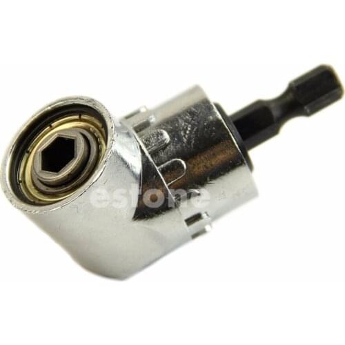 105 Degrees 1/4" Adjustable Hex bit Angle Driver Screwdriver Tools