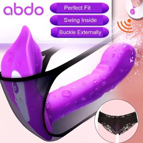 Abdo wireless remote control adult toy female wearable panties clitoral vibrator sex toy dildo clitoral stimulator G-spot massag