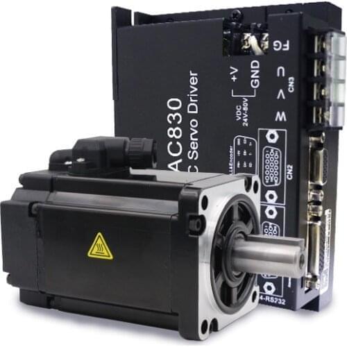 AGV Robot special servo motor driver set 400W DC 36V CAN bus communication controller