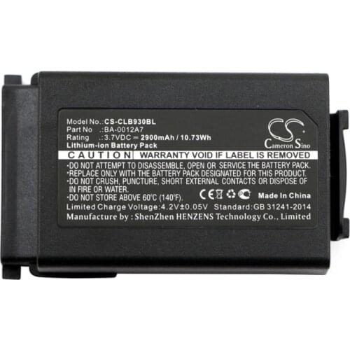 Cameron Sino 2900mAh battery for CIPHERLAB 9300 9400 9600 CPT BA-0012A7 BarCode, Scanner Battery