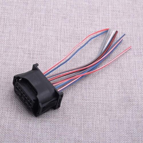 Car 12 Pin Headlight Plug Wiring Harness Pigtail Connector Fit For BMW F01 F02 E63 E64 E90 61132359991