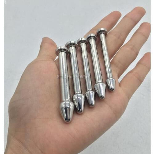BDSM stainless steel tube rod urethral dilator horse eye stimulation blocking erotic offbeat toy CB6000
