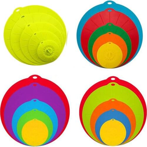 Food-safe S/5 Silicone preservation cover Microwave preservation cover Good helper of Kitchen tools