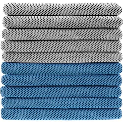 10 Pack Cooling Towel Absorbent Fast Drying Towels for Sports Workout Fitness Gym Yoga Golf Pilates Travel Camping