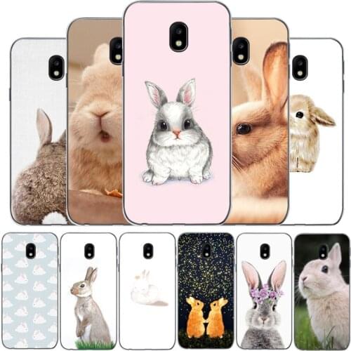 Rabbit phone case for Samsung J3 J4 J5 J6 J7 Plus 2017 2016 2018 J7MAX U.S. Edition version soft Back Cover