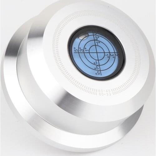 Monosaudio RT632S 60HZ Silver 320g Record Weight LP Disc Stabilizer Turntable Vinyl Clamp HiFi