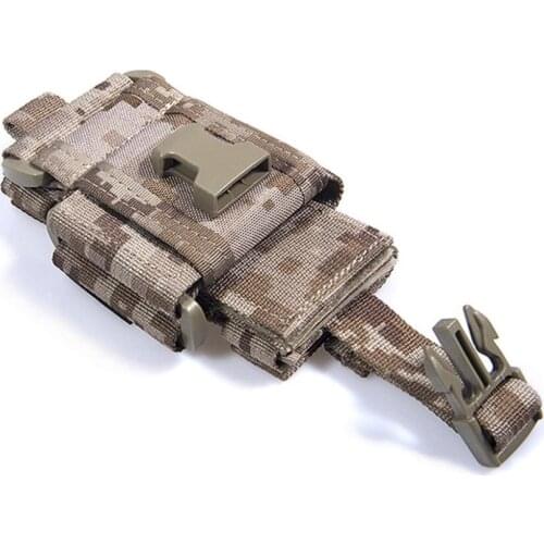 FLYYE EDC Outdoor Camp Climb Bag Tactical Military Molle Waist Belt Wallet Pouch Purse Phone Case for iPhone for Samsung BG-A005