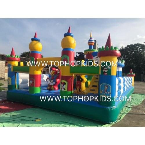 Hot sale Inflatable Funcity For Kids and adults ,inflatable playground Inflatable Amusement Park for sale
